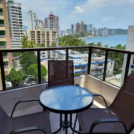 Apartamento Vista Azul Rodadero Laureles 801 Gaira Exterior foto